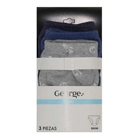 Bikini George Talla Multicolor Con El Stico Piezas Walmart