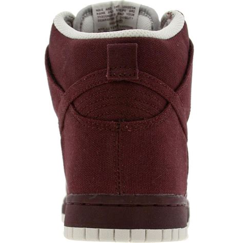 Nike Womens Dunk High Skinny Deep Burgundy Matte Silver Sl