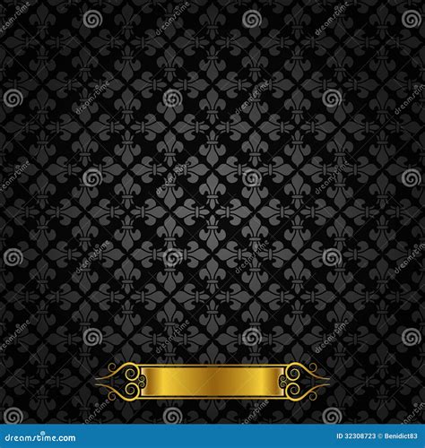 Vintage Royal Background Pattern Stock Vector Illustration Of Golden