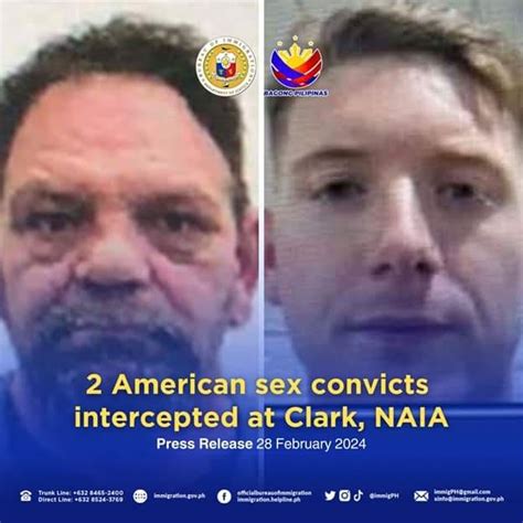 2 American Sex Convicts Intercepted In Clark NAIA IOrbit News Online