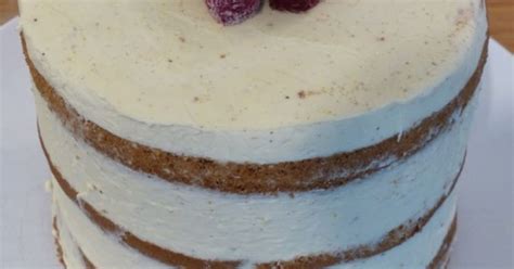 Recette Gâteau naked cake framboise huile d olive et citron