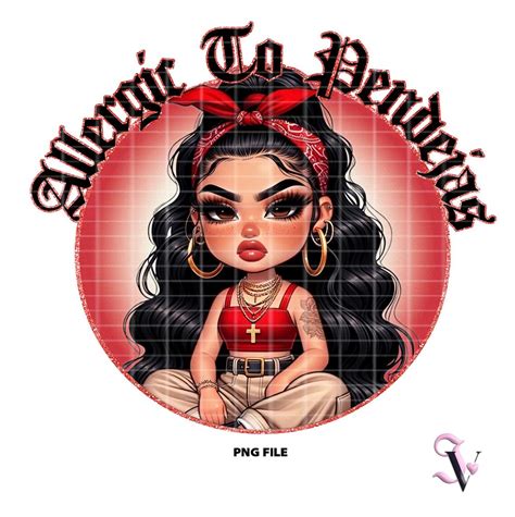 Latina Sayings Chicana Png Bundle Old School Chola Chibi Style Latina Design For Sublimation