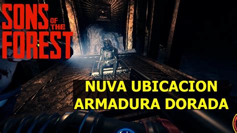 Sons Of The Forest Armadura Dorada Nueva Ubicacion Youtube