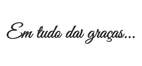 Frases Bíblicas Em Tudo Dai Graças Letras Mdf 3mm