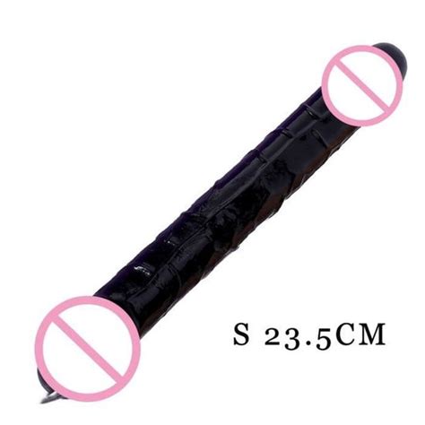Gode Double T Te En Msi Flexible Super Long Pour Femme Plug Anal Vaginal Lesbien Jouets
