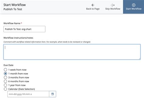 Create New Organizational Chart