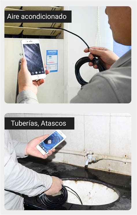 Cámara endoscópica fibra óptica flexible TECNOLOGÍA ESPÍA