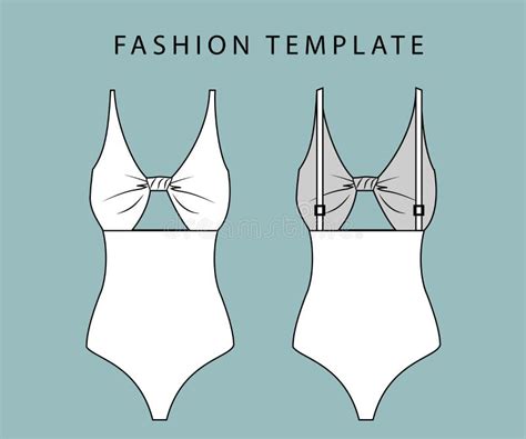 Esboços bikini em branco ilustração do vetor Ilustração de linha 242450120