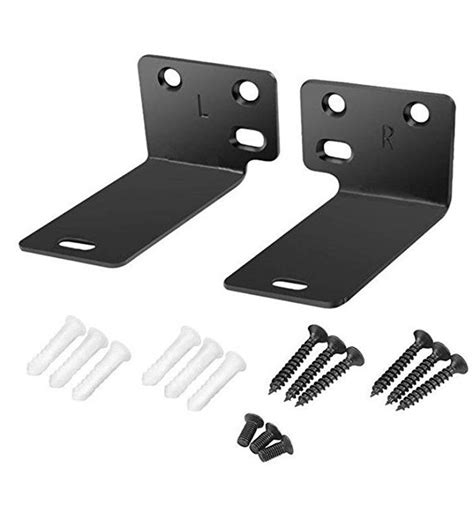 Black Mounting Wall Bracket For Bose Wb Sound Touch Soundbar