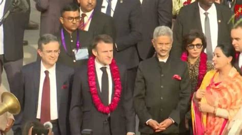 Republic Day 2024 French President Emmanuel Macron Explores Jaipur To