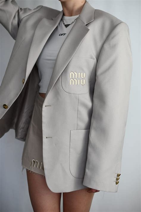 Miu Nude Blazer Preorder Deluxis