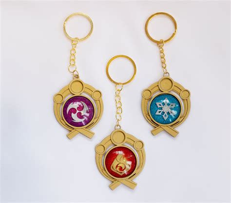 Genshin Impact Inazuma Vision Keychain Etsy Uk