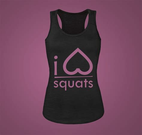 I Love Squats Womens Gym Tank Top Gymtalk Clothing