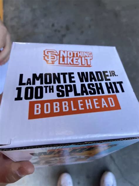 San Francisco Giants Sga 6 2 24 Lamonte Wade Jr 100th Splash Hit