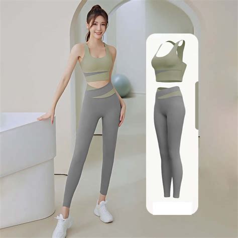 Splicing Contrast Color Sports Underwear Women S Shockproof Quick