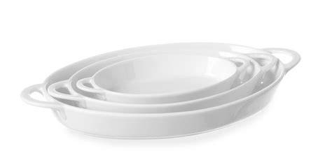 Prato Para Tapas Oval 164X105X30 Mm Alças Porcelana Branca 1