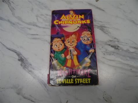 🎆alvin And The Chipmunks Nightmare On Seville Street Vhs 1996 Tested