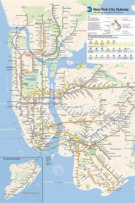 New York Metro Map 2024 Printable - Mame Stacee