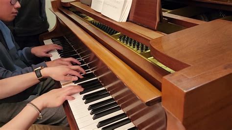 My Neighbor Totoro Ending Theme Song Piano Duet Hands Youtube