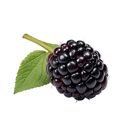 AI generated Blackberry isolated on transparent background 36292808 PNG