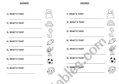 Whats This ESL Worksheet By Karina Alonso