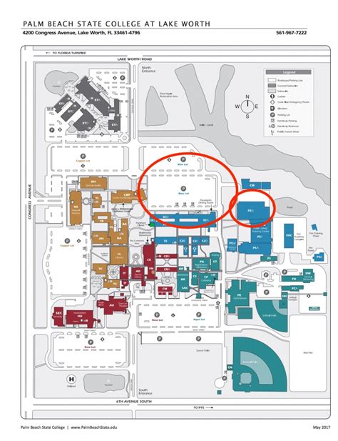 State College Of Florida Bradenton Campus Map Printable Maps