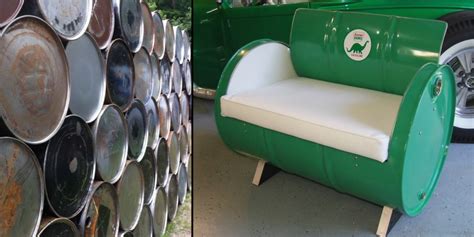 Repurposed 55-Gallon Drums as Furniture is Very Cool - GarageSpot