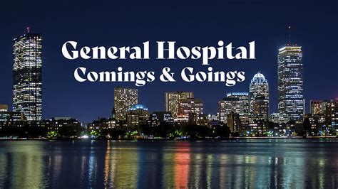 The Most Recent General Hospital Cast Changes September 30, 2022 ...