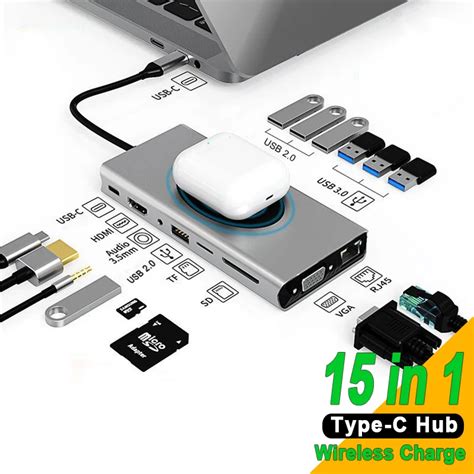 In Tip C Hub Kablosuz Arj Pd W H Zl Arj Usb