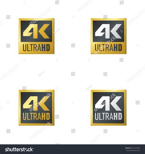 10,930 4k logo 图片、库存照片和矢量图 | Shutterstock