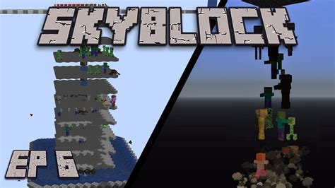 Skyblock Lets Play Redstone Mob Farm Episode 6 Youtube