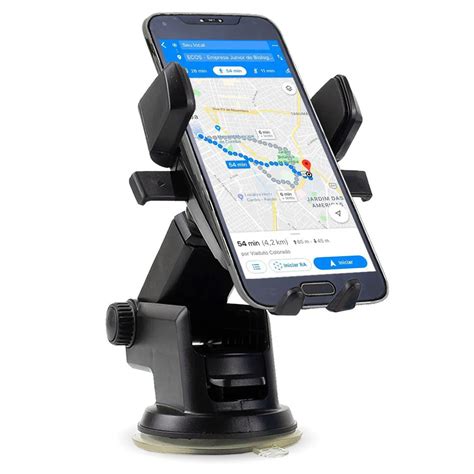 Suporte Universal Para Celular E Gps Trava Autom Tica Suporte Para