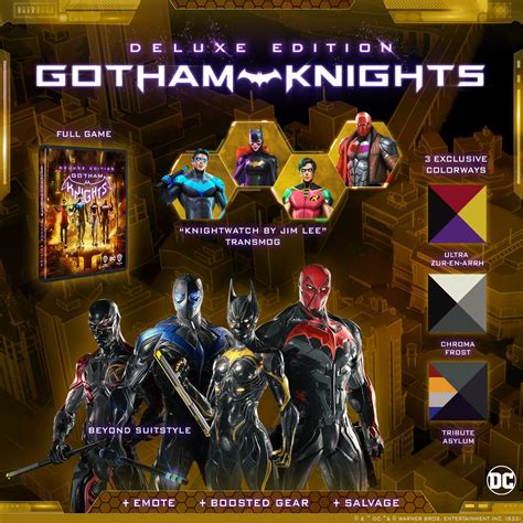 Gotham Knights Deluxe Edition Pre Order R Dcspoilers