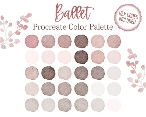 Neutral Colors Procreate Beige Color Palette Nude Colour Hex Codes Colors Procreate Palette Grey