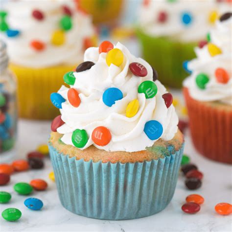 M&M Cupcakes