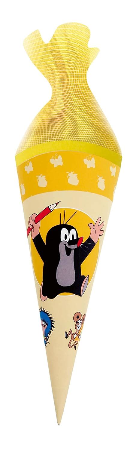 Schultüte 35 Cm Der Kleine Maulwurf Schulanfang Geschwistertüte Abc