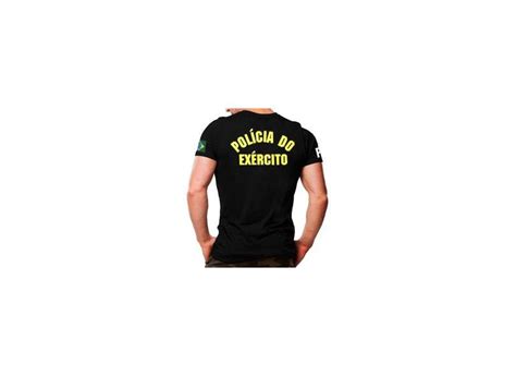 Camiseta Militar Estampada Pol Cia Do Ex Rcito Atack O Melhor