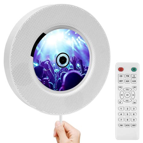 Buy 2021 Version Portable Cd Player With Bluetooth Wall Able Cd Music