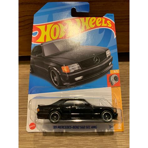 熱狗本舖 Hot Wheels 新風火輪小汽車 89 MERCEDES BENZ 560 SEC AMG 蝦皮購物
