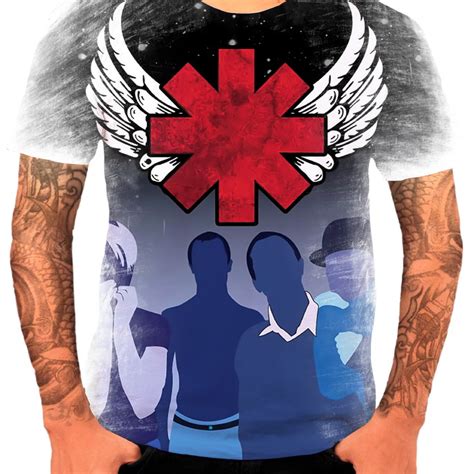 Camiseta Personalizada Red Hot Chilli Peppers RHCP Rock 05 Elo7