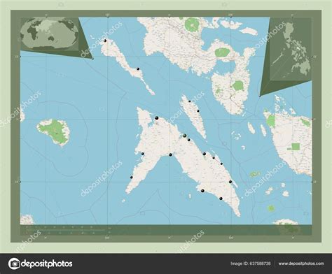 Masbate Province Philippines Open Street Map Locations Major Cities ...