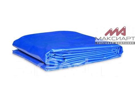 Тент ПВХ плотность 450 гр/м огнестойкость Г1, цвет синий 3*6(18кв ...