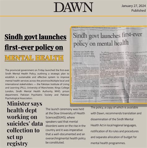 Moreover, the policy places a strong emphasis on mental health advocacy