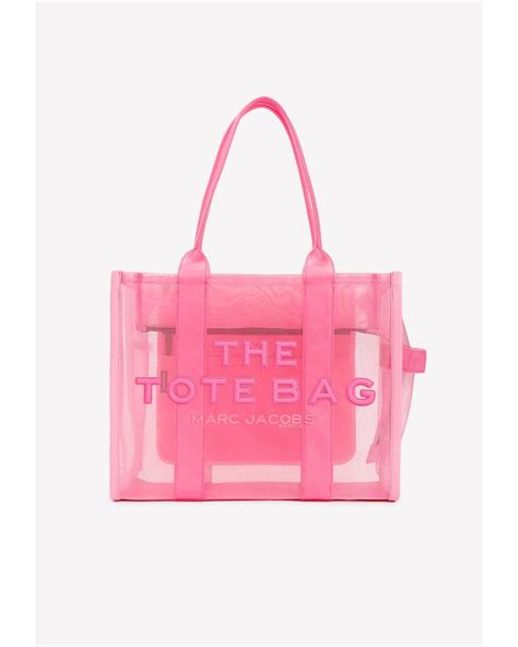 Marc Jacobs The Large Mesh Tote Bag In Pink Lyst