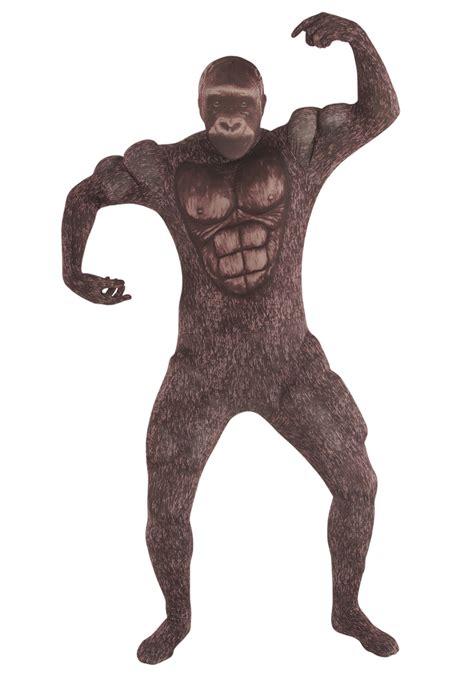 Muscle Gorilla Adult Morphsuit Costume