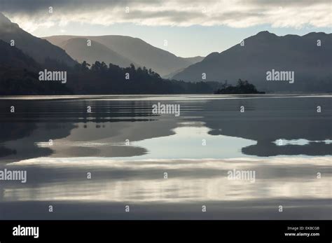 Ullswater Little Island In November Lake District National Park