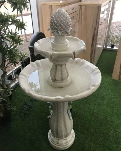 Hydroscape Solar 3 Tier Bird Bath Water Fountain Water Features Adore