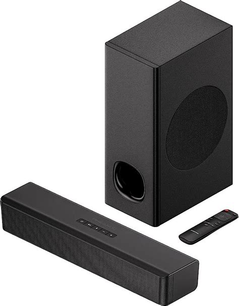 PHEANOO 2.1 Compact Sound Bars for TV with Subwoofer