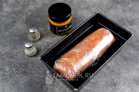 Мраморный рулет из курицы с желатином — рецепт с фото пошагово