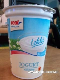 Jogurt Naturalny Lekki T Uszczu Real Kalorie Warto Ci Od Ywcze